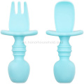 Silicone Baby Mini Fork Spoon